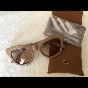 DL Eyewear Harper sunglasses in Taupe